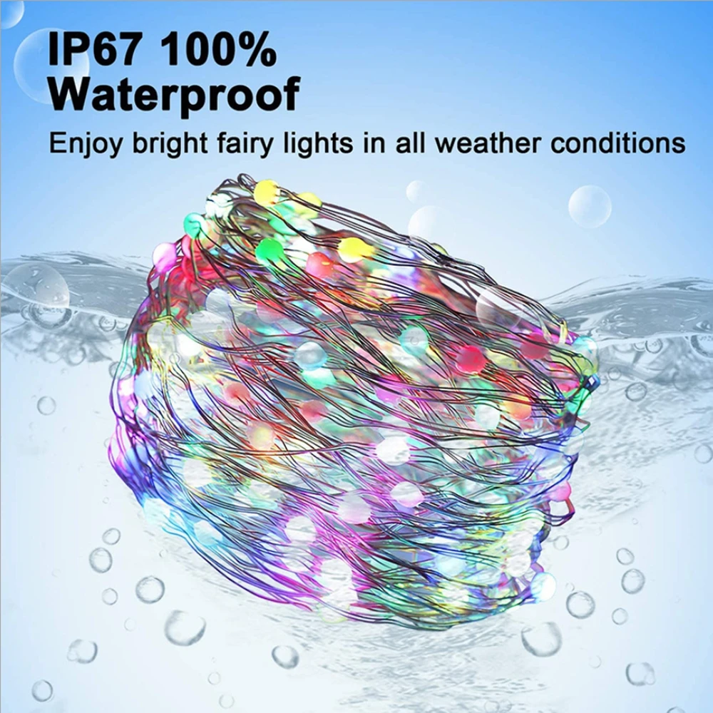 Generic USB SK6812 LED String Christmas Lights For Bedroom WS2812B RGB