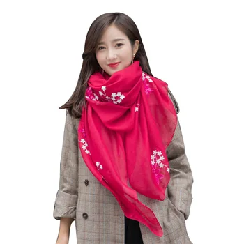 Spring Thin Embroidery Women Pashimina Shawl Solid Color Ladies Poncho Cotton Linen Bandana Scarf For Women Ethnic Hijab Scarf
Spring Thin Embroidery Women Pashimina Shawl Solid Color Ladies Poncho Cotton Linen Bandana Scarf For Women Ethnic Hijab Scarf