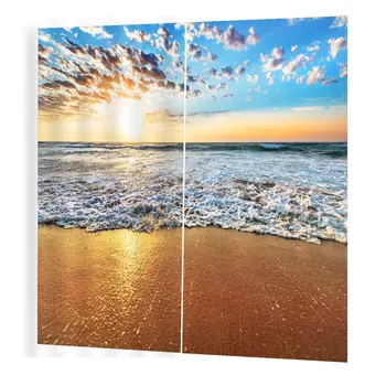 Seaside Tide Pattern Curtains Divider Nice Window Curtain 150*166 Romantic Curtains For Living Room
Seaside Tide Pattern Curtains Divider Nice Window Curtain 150*166 Romantic Curtains For Living Room