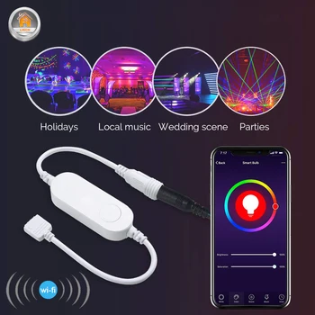 Alexa WIFI RGB Light Strip Controller Smart Wireless Remote Control LED Tuya Smart Life APP Voice Control Google Home Smart Home
Alexa WIFI RGB Light Strip Controller Smart Wireless Remote Control LED Tuya Smart Life APP Voice Control Google Home Smart Home