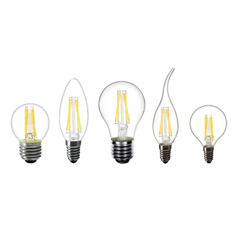 

Retro LED Bulb Filament 2W 4W 6W 8W 220V Edison E14 E27 C35 C35L Globe G45 A60 ST64 Glass Retro Vintage Diode Candle Lights