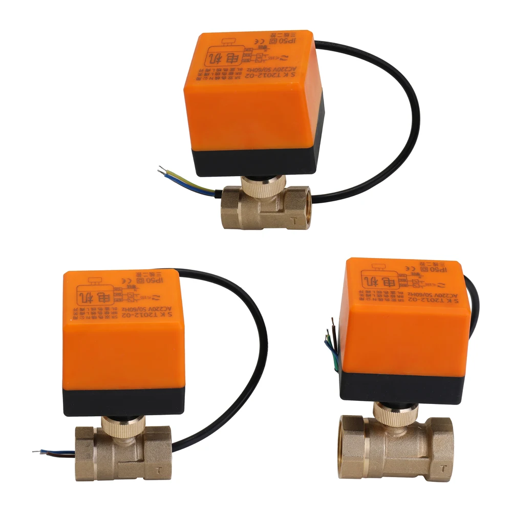 Ball Valve AC 220V Brass Electric Motorized Ball Valve 2 Way 3-Wire 1.6Mpa Thread DN15 DN20 DN25
Ball Valve AC 220V Brass Electric Motorized Ball Valve 2 Way 3-Wire 1.6Mpa Thread DN15 DN20 DN25