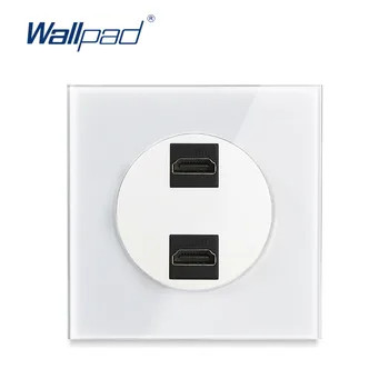 2 HDMI Wallpad New Arrival Crystal Glass Panel Wall Socket Outlet For DATA Transmission
2 HDMI Wallpad New Arrival Crystal Glass Panel Wall Socket Outlet For DATA Transmission