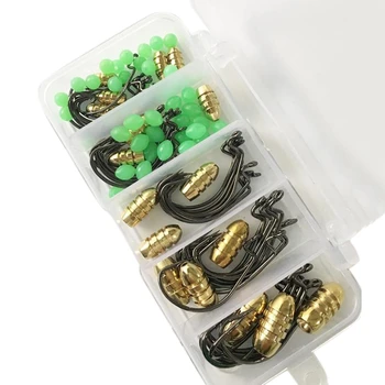 Threaded Copper Pendant Copper Crank Hook Fishing Set Fishing Needle Luminous Beads Fishing Accessories 
Threaded Copper Pendant Copper Crank Hook Fishing Set Fishing Needle Luminous Beads Fishing Accessories