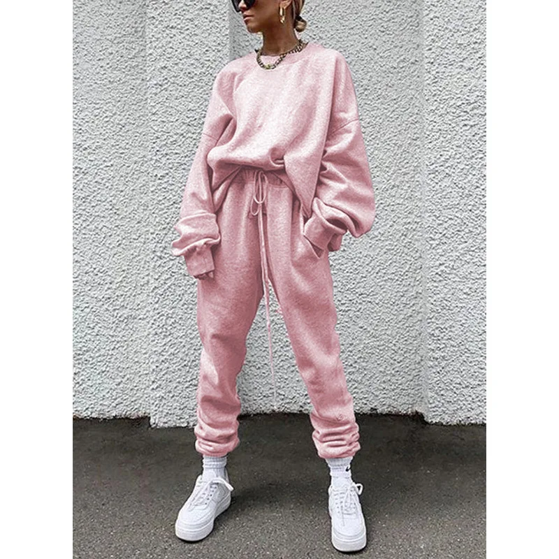 Long-sleeved Trousers Loose Casual Suit Women's New Hot Style Solid Color 2020 Autumn and Winter Sleeve Style Clothing Length
Long-sleeved Trousers Loose Casual Suit Women's New Hot Style Solid Color 2020 Autumn and Winter Sleeve Style Clothing Length