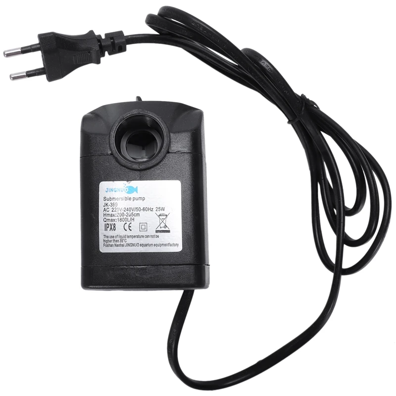 Hot Sale Water Pump, Submersible Pump, 25W 1200L / H max. Aquarium Pump, Circulation Pump, 100% new and high power Black