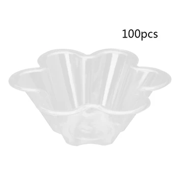 100pcs Transparent Ice Cream Soup Bowl Plastic Disposable Ice Cream Bowls Blossom Shape Dessert Cup Home Kitchen
100pcs Transparent Ice Cream Soup Bowl Plastic Disposable Ice Cream Bowls Blossom Shape Dessert Cup Home Kitchen