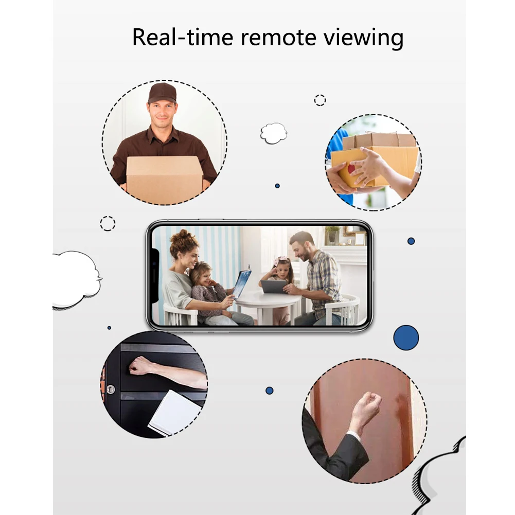 M13 Visible Remote Monitoring Smart Two-way Intercom Alarm Anti-theft Video Home WIFI Real Time Wireless Doorbell Security ABS
M13 Visible Remote Monitoring Smart Two-way Intercom Alarm Anti-theft Video Home WIFI Real Time Wireless Doorbell Security ABS