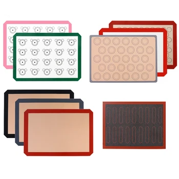 Silicone Macaron Baking Mat - Non Stick Silicon Liner for Bake Pans & Rolling - Macaroon/Pastry/Cookie Making-Professional
Silicone Macaron Baking Mat - Non Stick Silicon Liner for Bake Pans & Rolling - Macaroon/Pastry/Cookie Making-Professional
