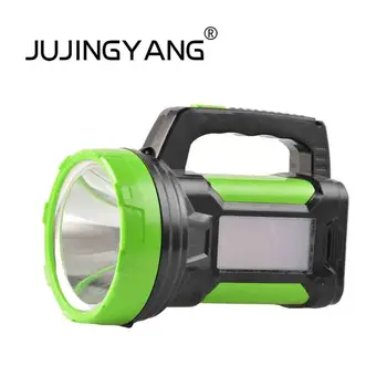 Rechargeable LED searchlight strong light long-shot flashlight bright LED side light use 4V 6.5AH lead-acid battery
Rechargeable LED searchlight strong light long-shot flashlight bright LED side light use 4V 6.5AH lead-acid battery