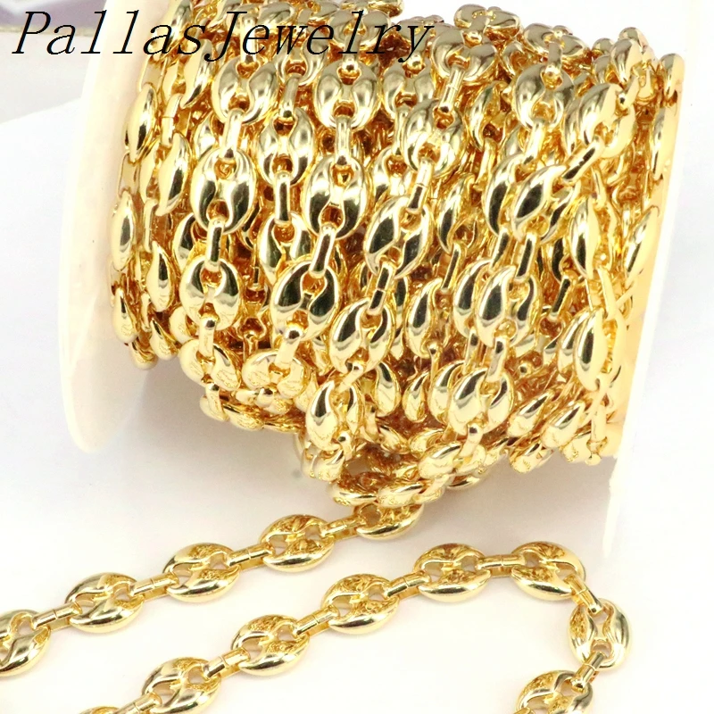 3 Meters, Gold Color Link Chains for Men Women Necklace Bracelet Making DIY Chains Findings
3 Meters, Gold Color Link Chains for Men Women Necklace Bracelet Making DIY Chains Findings
