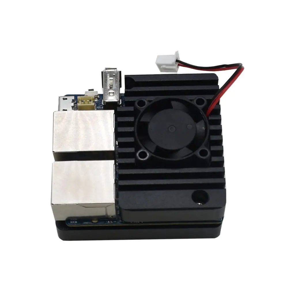 Nanopi R2s Router Cooling Shell Aluminum Alloy With Cooling Fan For Cpu Protective Shell Accessories
Nanopi R2s Router Cooling Shell Aluminum Alloy With Cooling Fan For Cpu Protective Shell Accessories