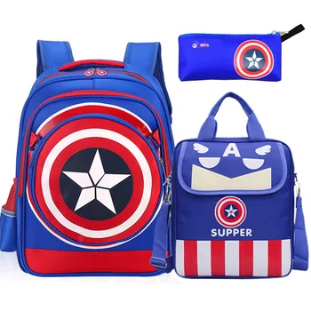 Backpack for children ages 2-12 backpack detachable backpack data pack for children Captain America stationery pack Cosplay
Backpack for children ages 2-12 backpack detachable backpack data pack for children Captain America stationery pack Cosplay