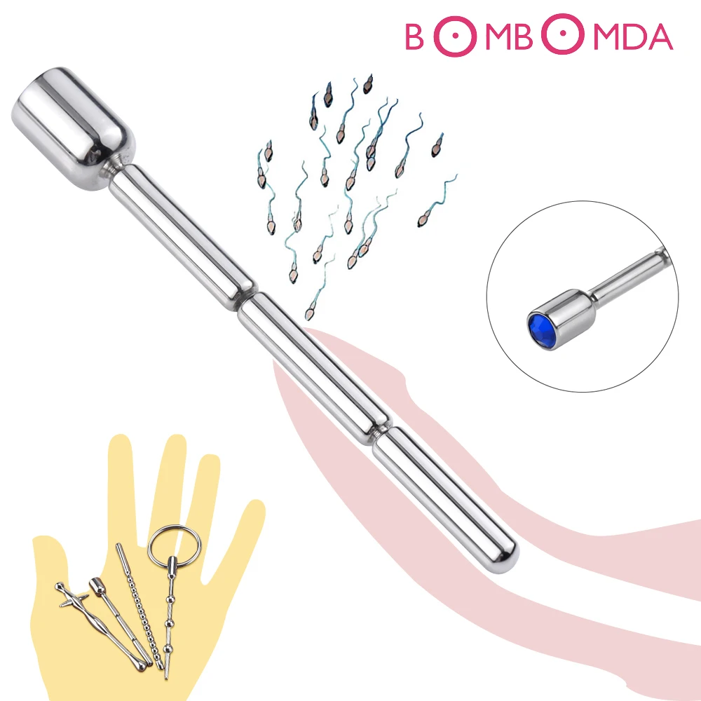 Мужской металлический Urethrale Dilatator звучание пенис вилка из нержавеющей