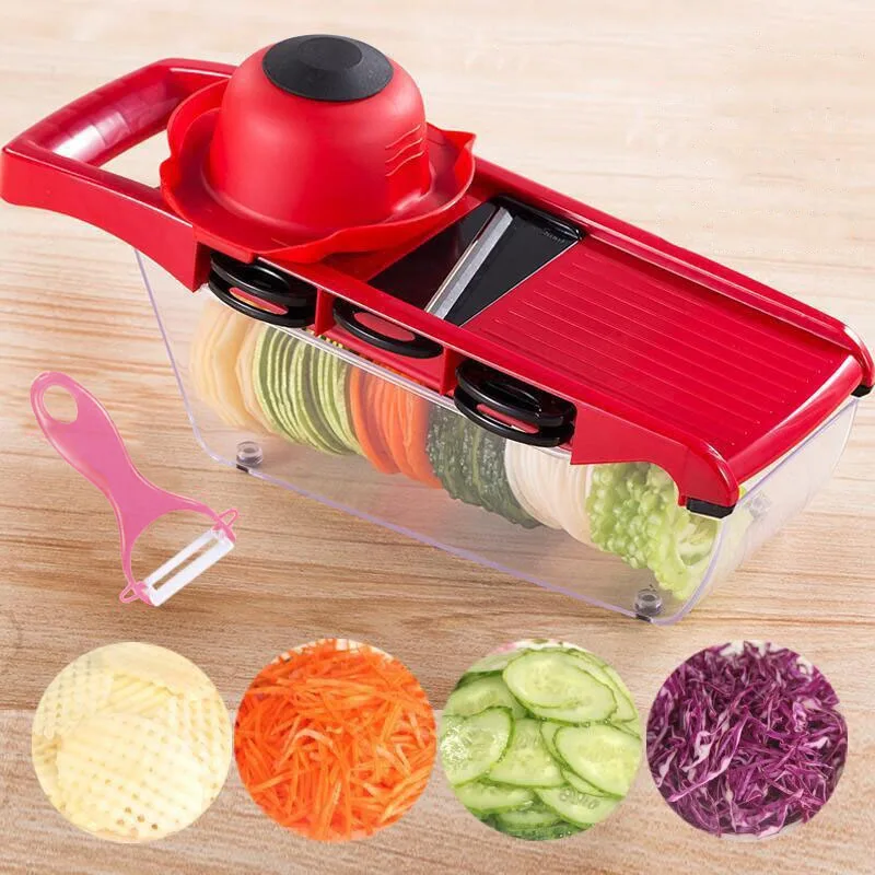 10pcs/set Kitchen Manual Vegetable Cutter Slicer 6 in 1 Stainless Steel Mandoline Onion Peeler Carrot Grater Dicer Kitchen Tools
10pcs/set Kitchen Manual Vegetable Cutter Slicer 6 in 1 Stainless Steel Mandoline Onion Peeler Carrot Grater Dicer Kitchen Tools