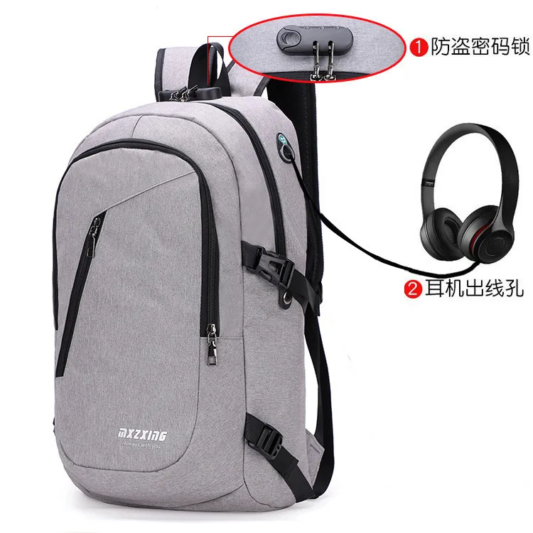 2019 Spring New Style Anti-Theft Backpack Casual School Bag USB Charging Backpack
2019 Spring New Style Anti-Theft Backpack Casual School Bag USB Charging Backpack
