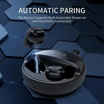 YH-03 Bluetooth Headset Wireless 360 Rotation HiFi Stereo Bluetooth 5.0 TWS Wireless Headset with Mic
YH-03 Bluetooth Headset Wireless 360 Rotation HiFi Stereo Bluetooth 5.0 TWS Wireless Headset with Mic