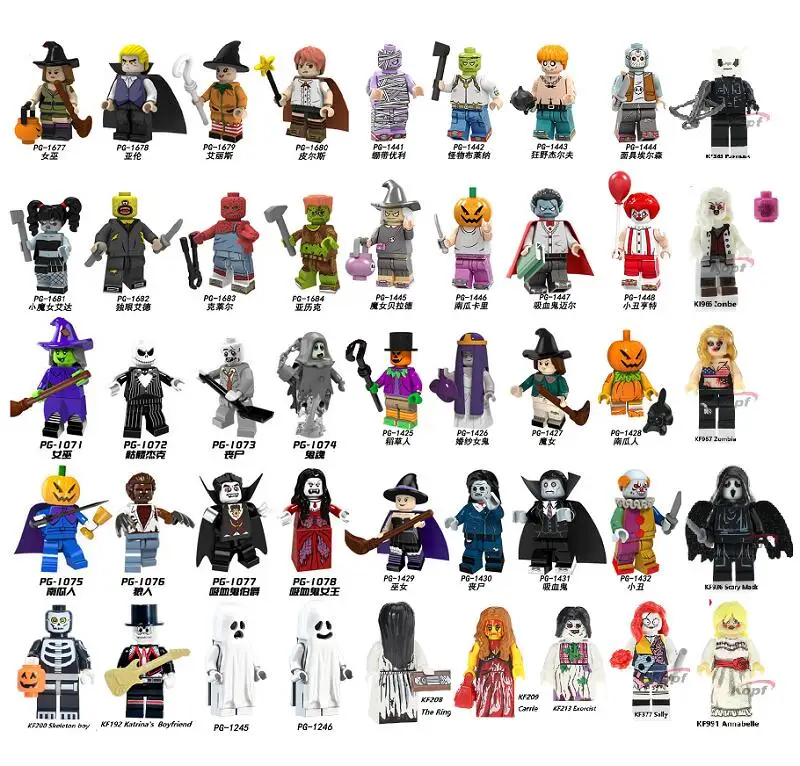 Single Sale Building Blocks Halloween Series Bricks Character Pierce Little Witch Ada Model Pumpkin For Children Toys Gift
Single Sale Building Blocks Halloween Series Bricks Character Pierce Little Witch Ada Model Pumpkin For Children Toys Gift