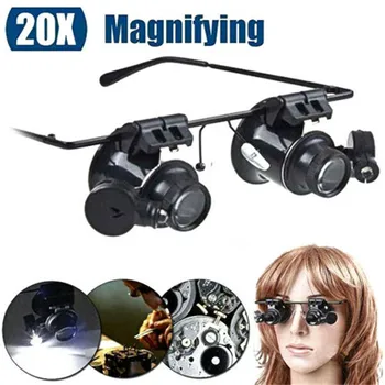 20X Loupe Magnifying Glasses Microscope Watch Repair Tool LED Magnifier Digital Repair Mechanical Repair HD Microscope
20X Loupe Magnifying Glasses Microscope Watch Repair Tool LED Magnifier Digital Repair Mechanical Repair HD Microscope