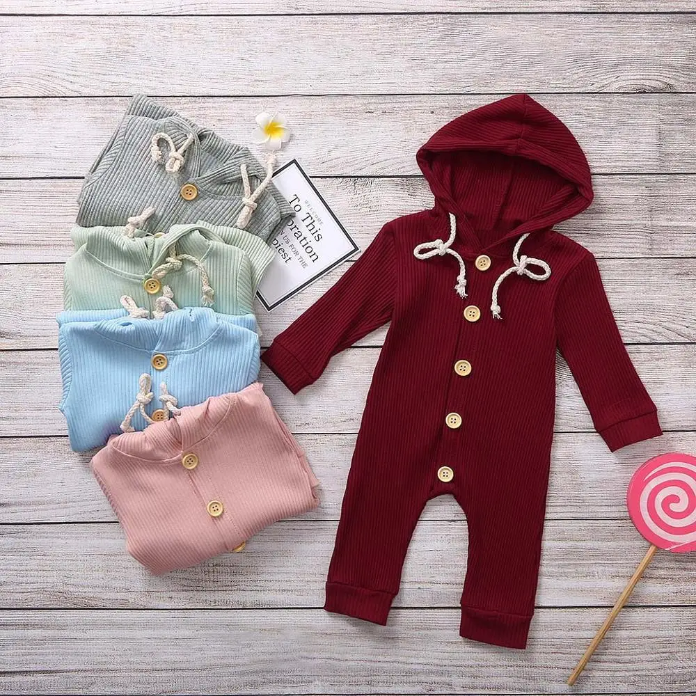 Baby Romper Winter Autumn For Newborn Infant Baby Boys&Girls Long Sleeve Solid Hooded Romper Jumpsuit Clothes
Baby Romper Winter Autumn For Newborn Infant Baby Boys&Girls Long Sleeve Solid Hooded Romper Jumpsuit Clothes