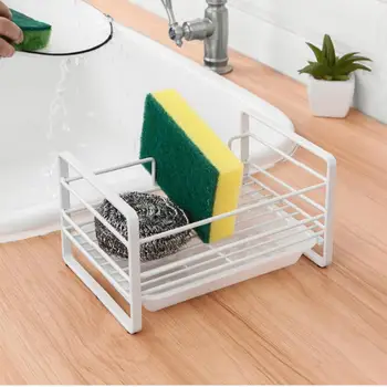 Kitchen Organizer Iron Multi-functional Cloth Sponge Soap Dish Drain Storage Rack For Kitchen Storage Shelf Kitchen Goods
Kitchen Organizer Iron Multi-functional Cloth Sponge Soap Dish Drain Storage Rack For Kitchen Storage Shelf Kitchen Goods