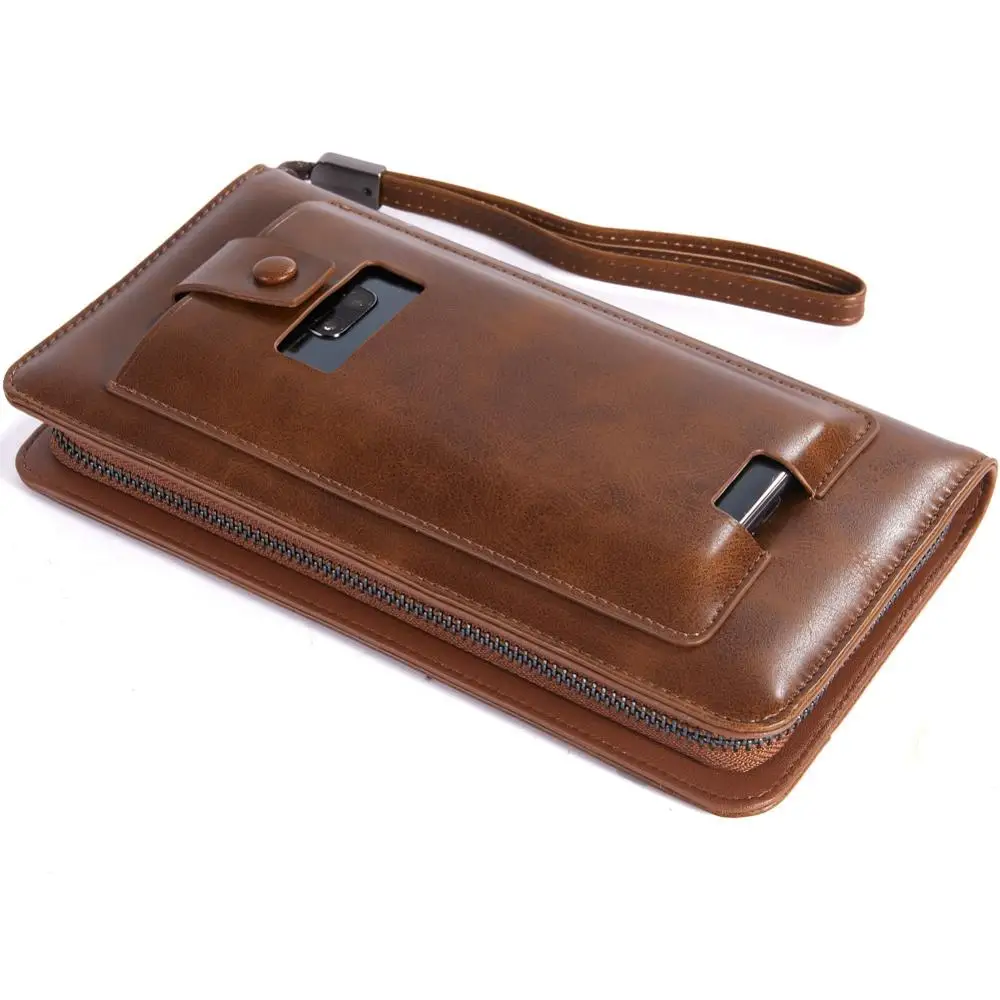 Men's Leather Mobile Phone Wallet Multifunction Long Clutch Purse Male Creative Card Holder Casual Money Bag Zipper Wallets Men
Men's Leather Mobile Phone Wallet Multifunction Long Clutch Purse Male Creative Card Holder Casual Money Bag Zipper Wallets Men