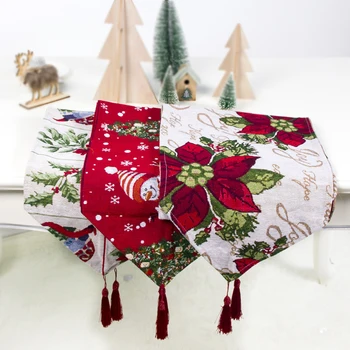 New Style Christmas Table Runner with Polyester Cotton Printed Party & Holiday DIY Decoration- Type C Grid
New Style Christmas Table Runner with Polyester Cotton Printed Party & Holiday DIY Decoration- Type C Grid