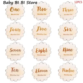 12 Pcs/set Nordic Style Baby Birth Month Number Birthday Commemorative Milestone Card Newborn Full Moon Photography Props 
12 Pcs/set Nordic Style Baby Birth Month Number Birthday Commemorative Milestone Card Newborn Full Moon Photography Props