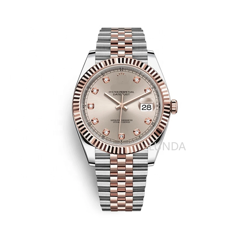 Rolex- Wristwatches Rolexables Fashion Stainless Steel No Tick Automatic Watch Watches Men Wrist Mechanical Watch Design
Rolex- Wristwatches Rolexables Fashion Stainless Steel No Tick Automatic Watch Watches Men Wrist Mechanical Watch Design