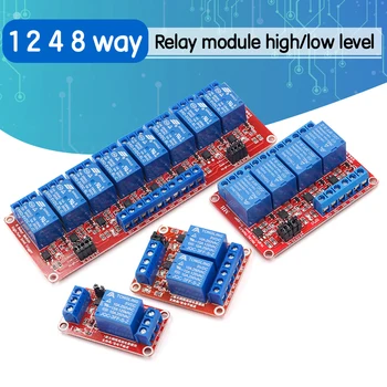 1 2 4 8 Channel 5V 12V Relay Module Board Shield with Optocoupler Support High and Low Level Trigger for Arduino
1 2 4 8 Channel 5V 12V Relay Module Board Shield with Optocoupler Support High and Low Level Trigger for Arduino