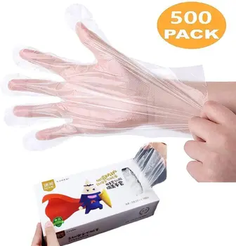 500PCS Disposable Plastic Gloves, Clear Comfy Package Disposable Polyethylene Work Gloves for Cleaning, Cooking, Hair Coloring
500PCS Disposable Plastic Gloves, Clear Comfy Package Disposable Polyethylene Work Gloves for Cleaning, Cooking, Hair Coloring