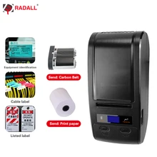 Yüksek kaliteli Termal Transfer Yazıcı Etiket Barkod Yazıcı 48mm Baskı Genişliği Bluetooth Arayüzü POS Lojistik Takı Perakende(China)