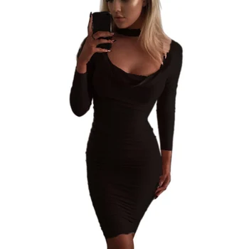 Spring Women Long Sleeve Dress Bodycon Sexy Slim Fit O-neck Casual Dresses Pop 88
Spring Women Long Sleeve Dress Bodycon Sexy Slim Fit O-neck Casual Dresses Pop 88