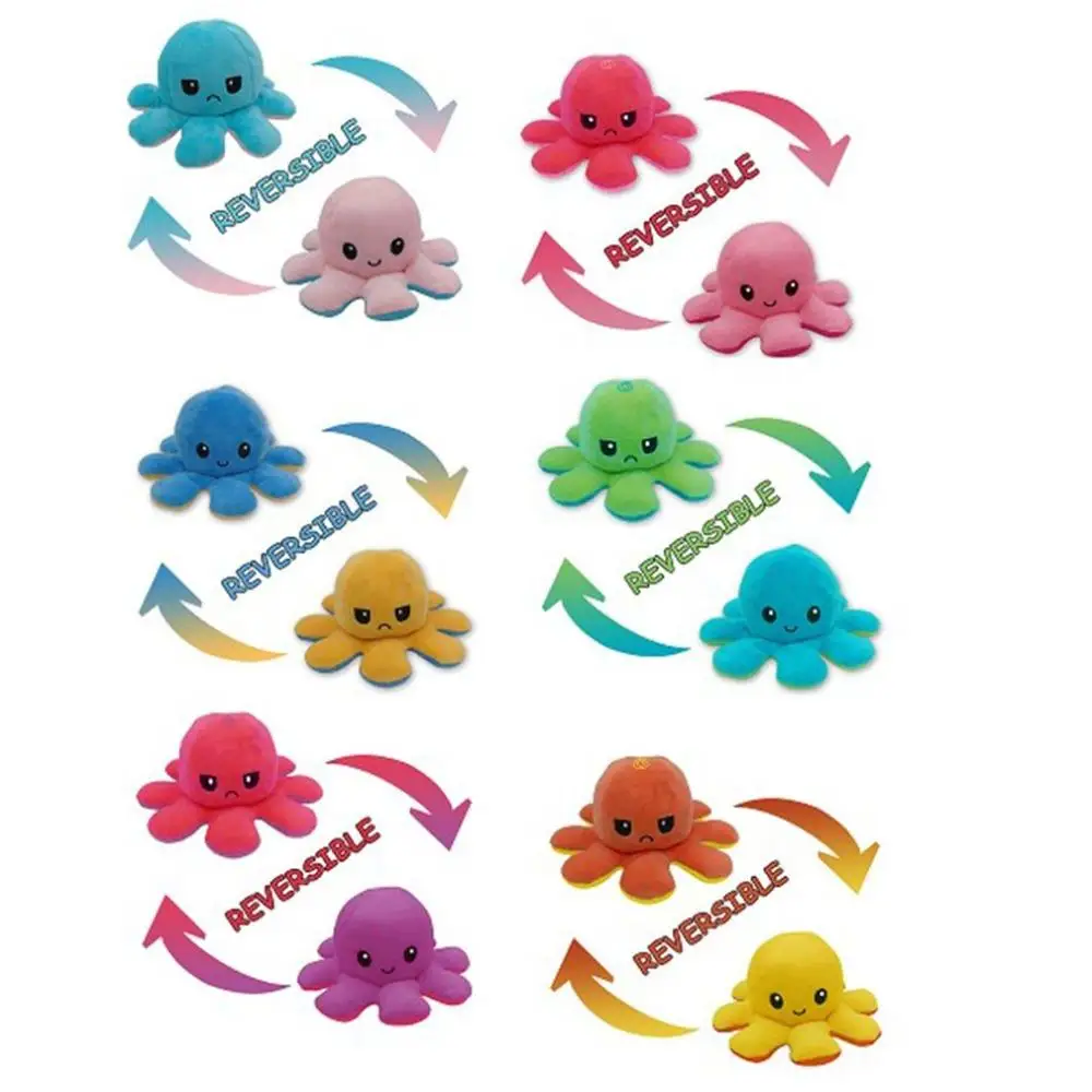 Reversible Flip Octopus Stuffed peluches Soft Simulation Reversible Plush Toy Color Chapter Plush Doll Filled Plush Child Toy
Reversible Flip Octopus Stuffed peluches Soft Simulation Reversible Plush Toy Color Chapter Plush Doll Filled Plush Child Toy