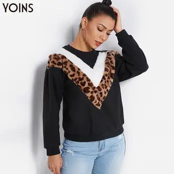 400014 2020 Spring Autumn Winter Women Sweatshirts Fluffy Leopard and Striped Print Long Sleeves Round Neck Bluza Hoodies Casual
400014 2020 Spring Autumn Winter Women Sweatshirts Fluffy Leopard and Striped Print Long Sleeves Round Neck Bluza Hoodies Casual