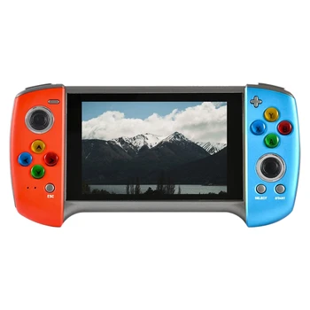 X18Plus Handheld Game Console 4.3 Inch Large Sn Dual Joystick Game Console, Support for Connecting to TV