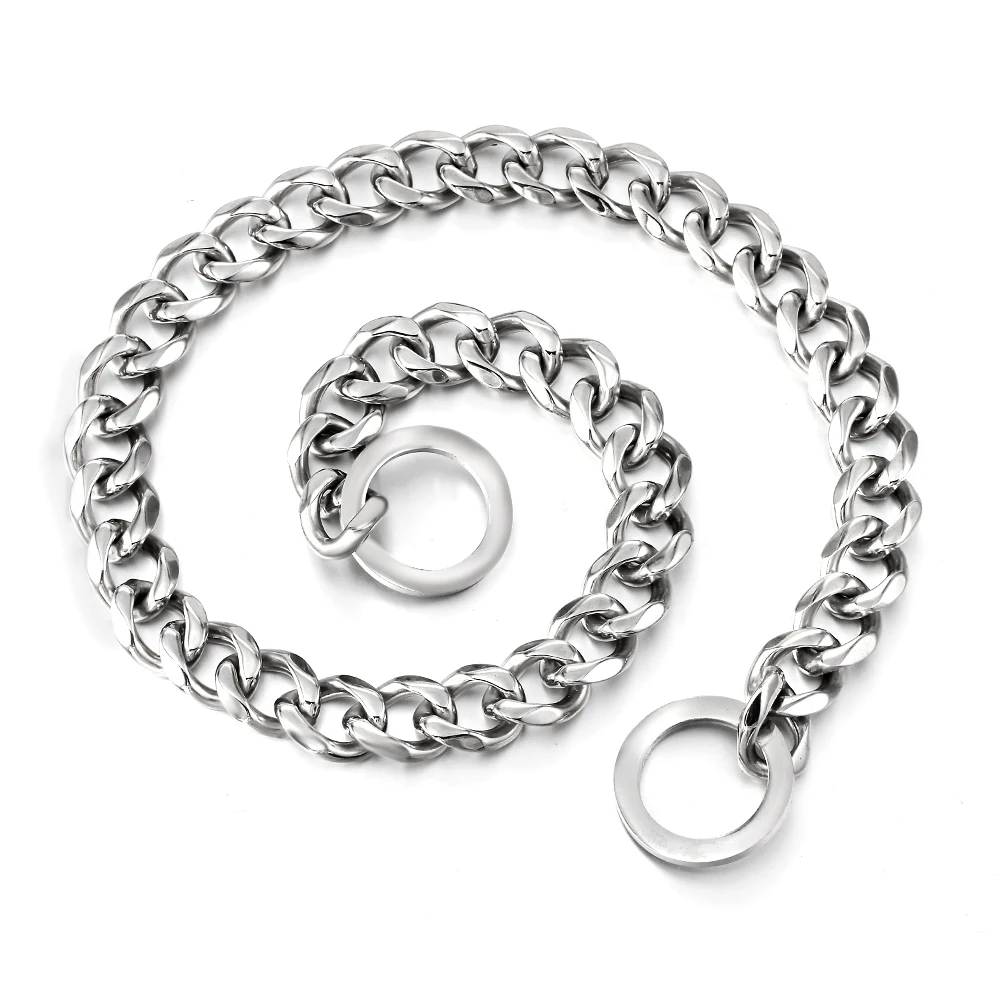 Stainless Steel Silver Curb Necklace Pet Dog Choker Slip P Chain Collar Best for Small Medium Large Dogs Length Can Be Customize
Stainless Steel Silver Curb Necklace Pet Dog Choker Slip P Chain Collar Best for Small Medium Large Dogs Length Can Be Customize