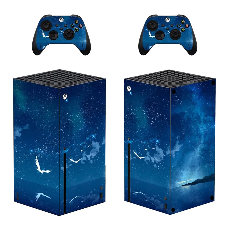 For Xbox Series X Decal Cover Skin Sticker for For Xbox Series X Console and 2 Controllers
For Xbox Series X Decal Cover Skin Sticker for For Xbox Series X Console and 2 Controllers