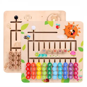 New Kid Wooden Slide Puzzle Digital Matching Maze Game Math Toy Cognitive Board Baby Educational Learning Toys for Children Gift
New Kid Wooden Slide Puzzle Digital Matching Maze Game Math Toy Cognitive Board Baby Educational Learning Toys for Children Gift