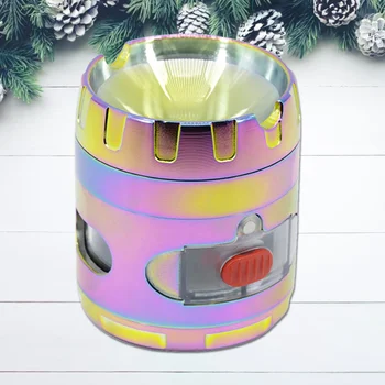 1pc Metallic Grinder Four-drawer Herb Grinding Container Ice Blue Rainbow Color Smoking Jar Cylinder Crusher for Travel Home Dor
1pc Metallic Grinder Four-drawer Herb Grinding Container Ice Blue Rainbow Color Smoking Jar Cylinder Crusher for Travel Home Dor