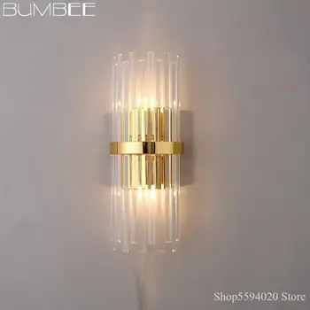 Post-modern Creative Crystal Wall Lamp Wall Lighting Aisle Decoration Bedside Bedroom Wall Lights Lamparas Northern Europe Iron 
Post-modern Creative Crystal Wall Lamp Wall Lighting Aisle Decoration Bedside Bedroom Wall Lights Lamparas Northern Europe Iron