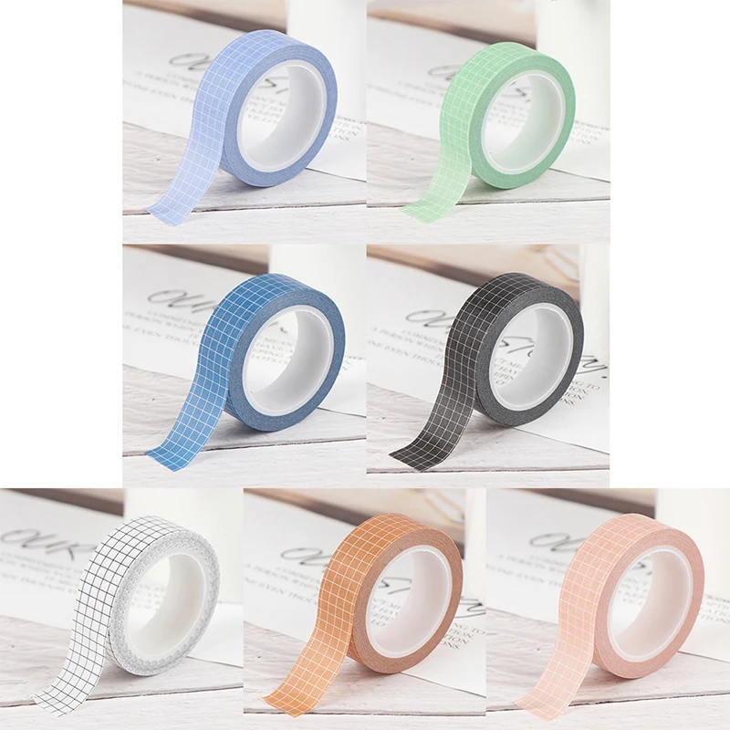 Simple Basic Solid Color Grid Washi Tape Japanese Paper DIY Scrapbooking Masking Tape Decorative Sticker Stationery
Simple Basic Solid Color Grid Washi Tape Japanese Paper DIY Scrapbooking Masking Tape Decorative Sticker Stationery