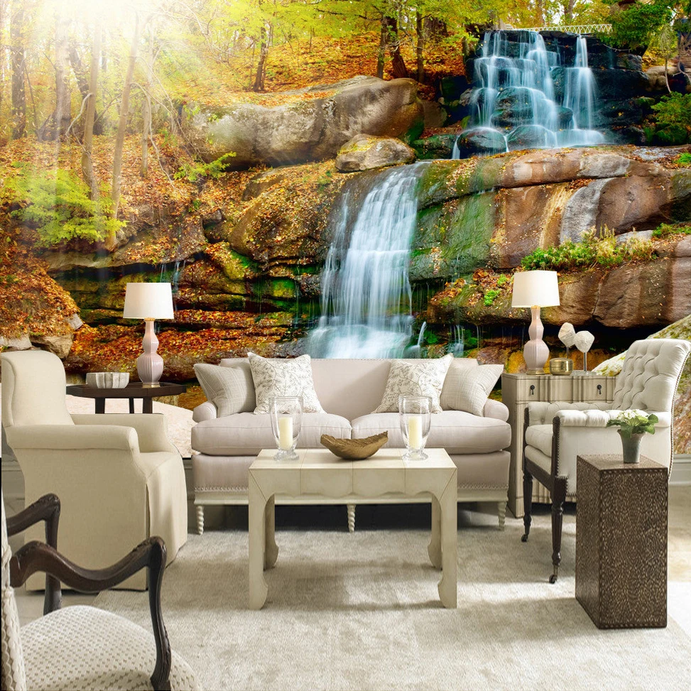 Drop Shipping Custom Photo Wall Paper 3D Large Waterfall Stone Wall Painting Bedroom TV Backdrop Non-woven Straw Wallpaper Mural
Drop Shipping Custom Photo Wall Paper 3D Large Waterfall Stone Wall Painting Bedroom TV Backdrop Non-woven Straw Wallpaper Mural