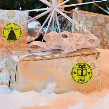 Round Kraft Christmas Stickers 8 Designs 500 Labels paper Snowflake Golden Sticker for Envelope Seal Label Stationery Sticker
Round Kraft Christmas Stickers 8 Designs 500 Labels paper Snowflake Golden Sticker for Envelope Seal Label Stationery Sticker