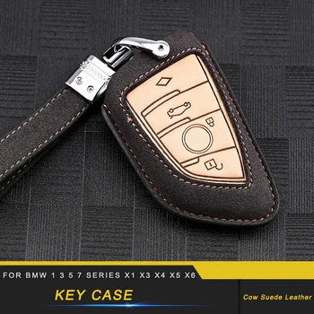 Car Accessories Key Case Key Cover Genuine Cow Leather Suede Holder Chain Interior Decor for BMW 1 3 5 7 Series X1 X3 X4 X5 X6
Car Accessories Key Case Key Cover Genuine Cow Leather Suede Holder Chain Interior Decor for BMW 1 3 5 7 Series X1 X3 X4 X5 X6