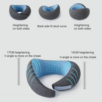 Home U-shaped Pillow Slow Rebound Snail Pillow Travel Pillow Memory Cotton U-shaped Pillow Portable Aircraft Neck Pillow
Home U-shaped Pillow Slow Rebound Snail Pillow Travel Pillow Memory Cotton U-shaped Pillow Portable Aircraft Neck Pillow