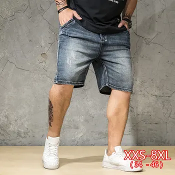 High Quality Summer New Men's Stretch Short Jeans Big Size 40 42 44 46 Fashion Casual Loose Fit Elastic Denmin Male Denim
High Quality Summer New Men's Stretch Short Jeans Big Size 40 42 44 46 Fashion Casual Loose Fit Elastic Denmin Male Denim