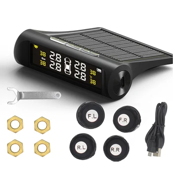 Car TPMS Tire Pressure Monitoring System Solar Charging HD Digital LCD Display Auto Alarm System Wireless With 4 Sensor
Car TPMS Tire Pressure Monitoring System Solar Charging HD Digital LCD Display Auto Alarm System Wireless With 4 Sensor