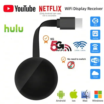 TV Stick 5G Wifi 1080P G7S Display Receiver For Netflix hulu Anycast TV Receiver HDMI Miracast TV Dongle For Ios Andro
TV Stick 5G Wifi 1080P G7S Display Receiver For Netflix hulu Anycast TV Receiver HDMI Miracast TV Dongle For Ios Andro
