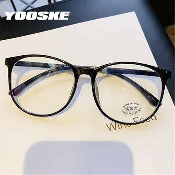 YOOSKE Anti Blu-ray Computer Glasses Men Oversized Eyeglasses Frames for Women Big Round Optical Frame Transparent Spectacles
YOOSKE Anti Blu-ray Computer Glasses Men Oversized Eyeglasses Frames for Women Big Round Optical Frame Transparent Spectacles